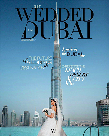 Обложка журнала "Get Wedded in Dubai" за 2023 год